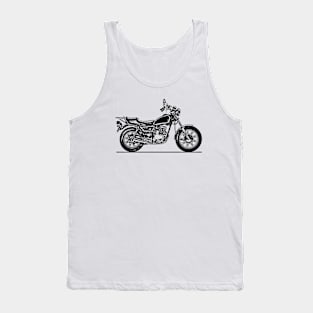 CM125 C Motorcycle Sketch Art Tank Top